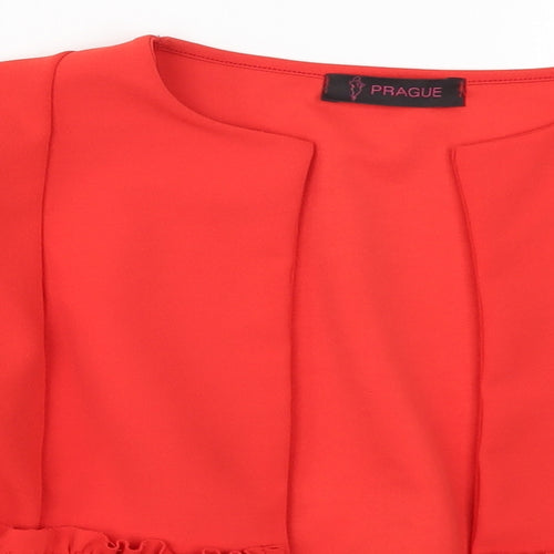 Prague Womens Red   Jacket  Size 14