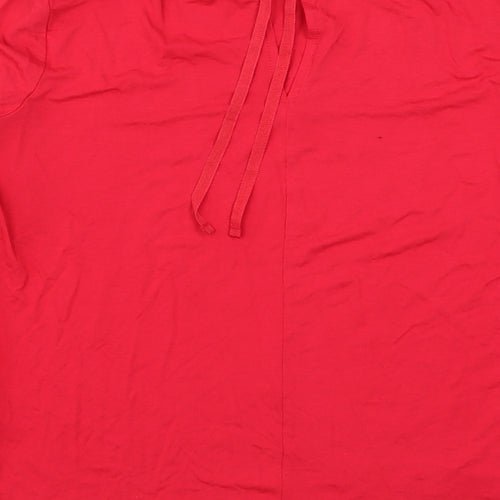 Topshop Womens Red   Basic T-Shirt Size 12