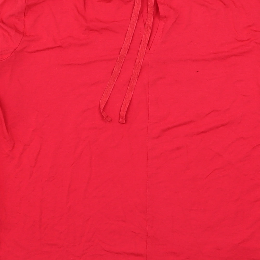 Topshop Womens Red   Basic T-Shirt Size 12