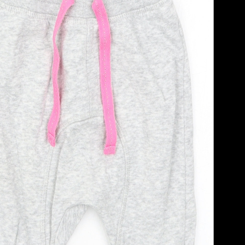 H&M Girls Grey   Sweatpants Trousers Size 12 Months