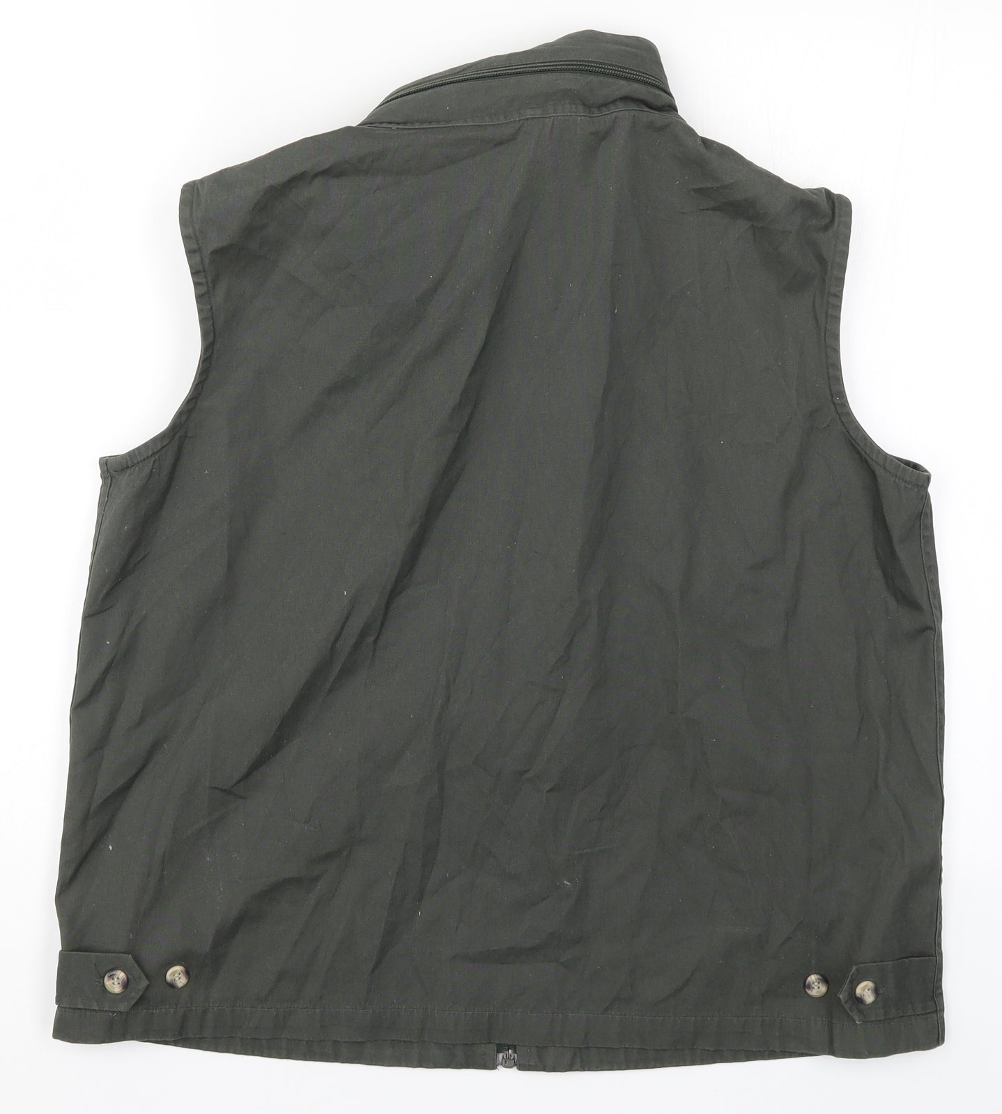 Debenhams Womens Green   Gilet Jacket Size 16