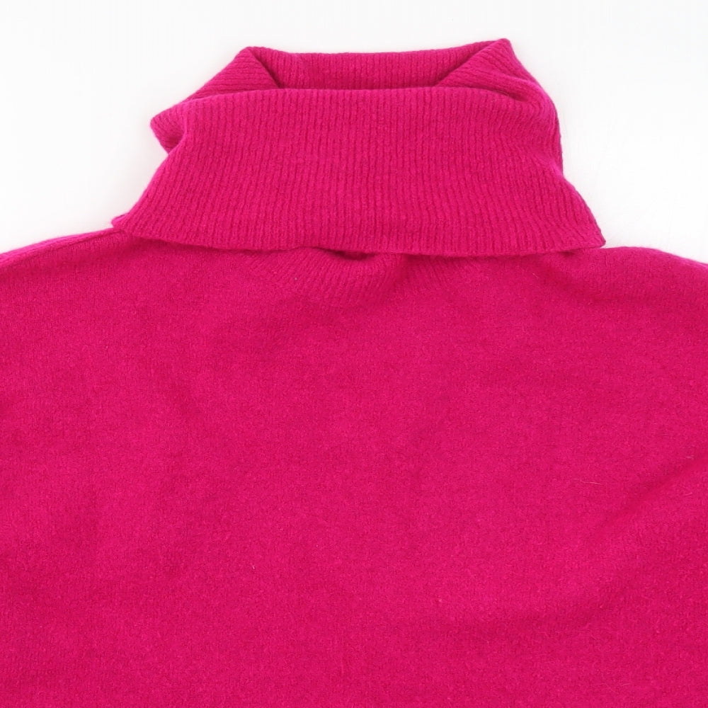Hush Womens Pink  Knit Pullover Jumper Size M