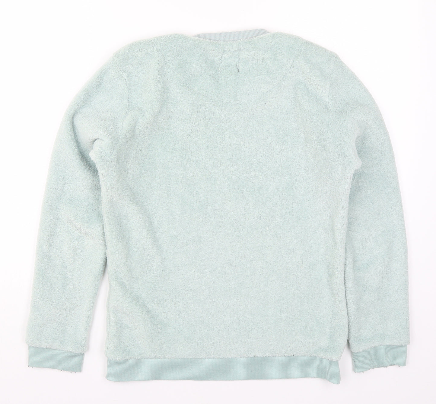 Primark Womens Green Solid  Top Pyjama Top Size 6  - Mickey Mouse Tired