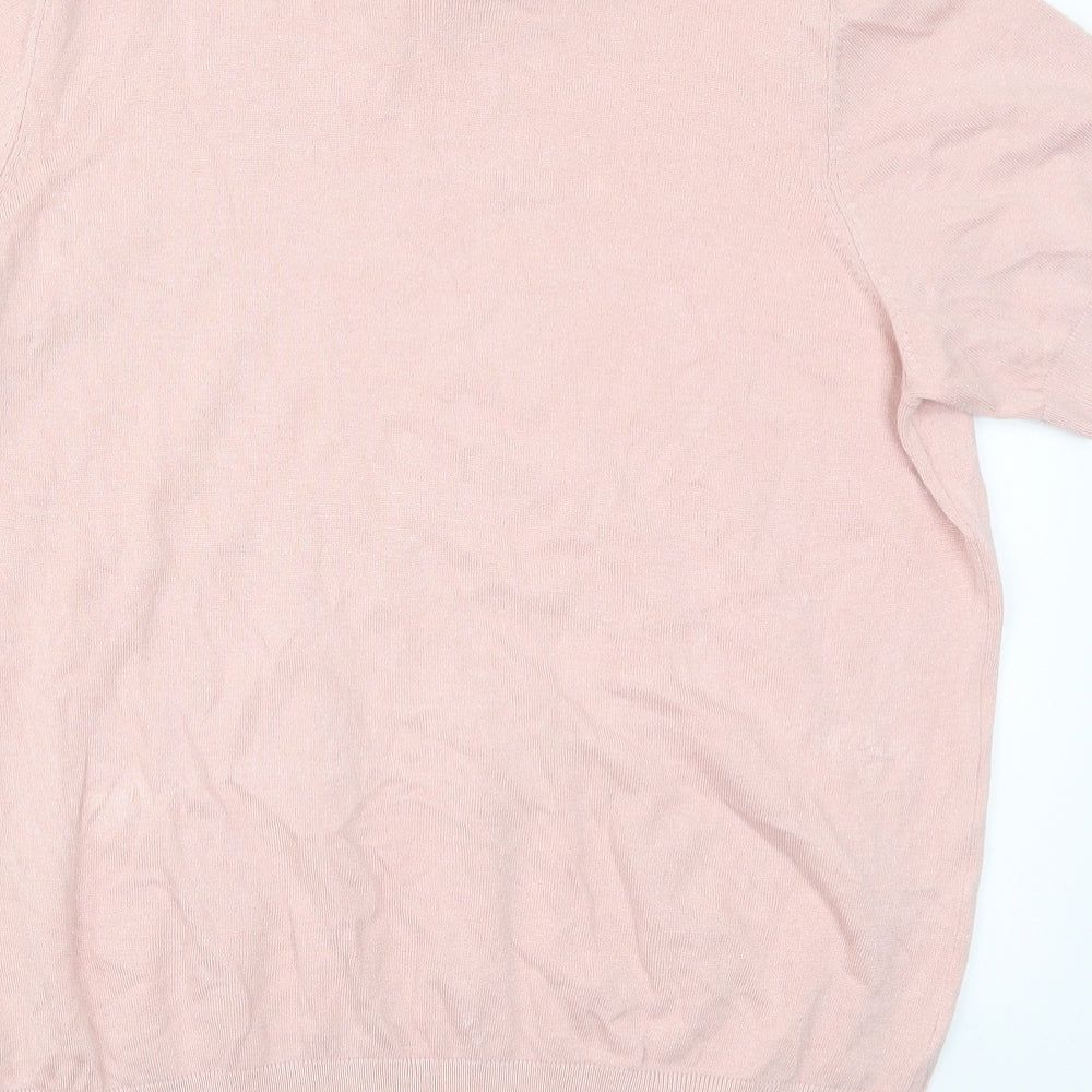 Dorothy Perkins Womens Pink   Basic T-Shirt Size 18