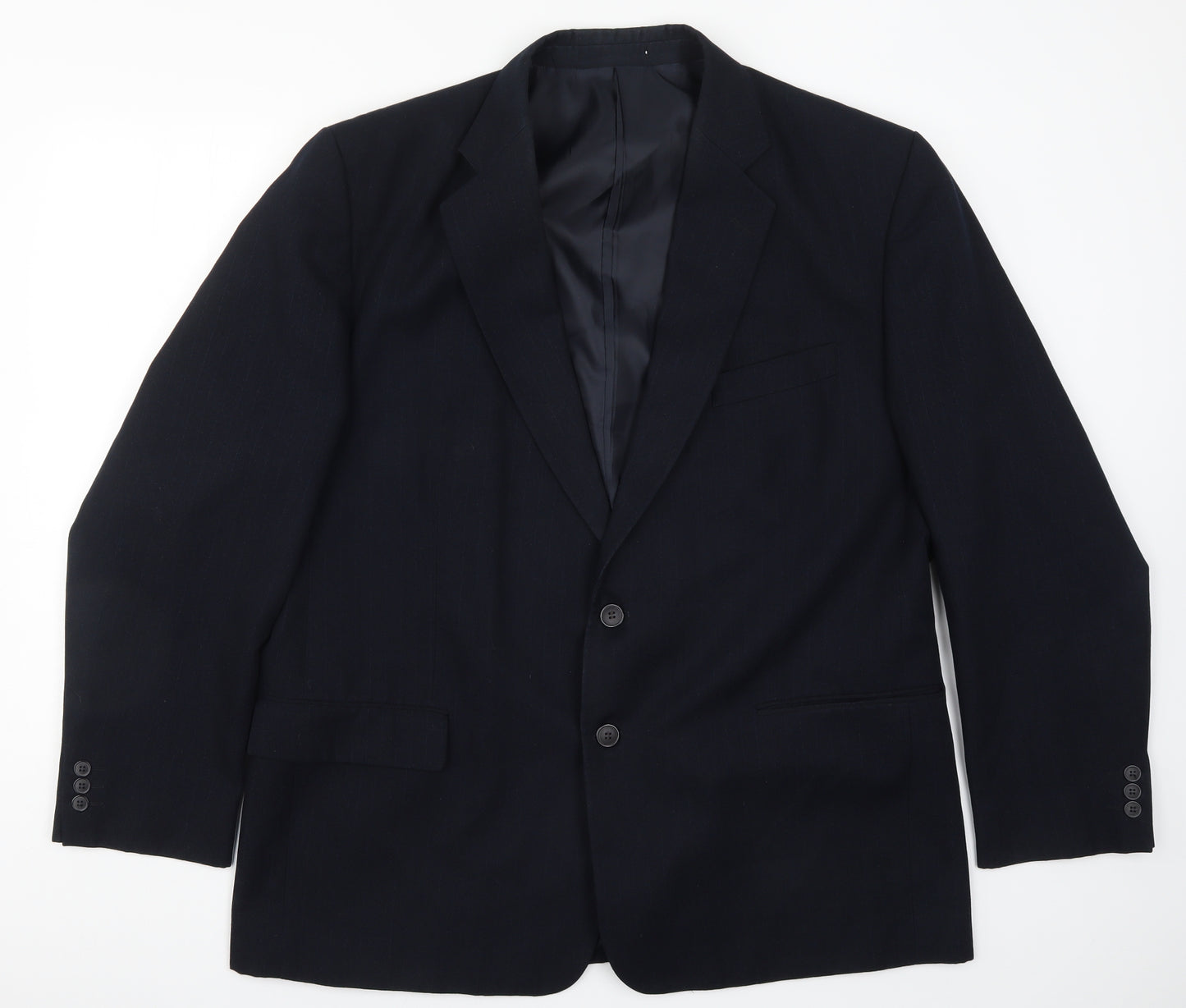 Preworn Mens Blue   Jacket Suit Jacket Size 48