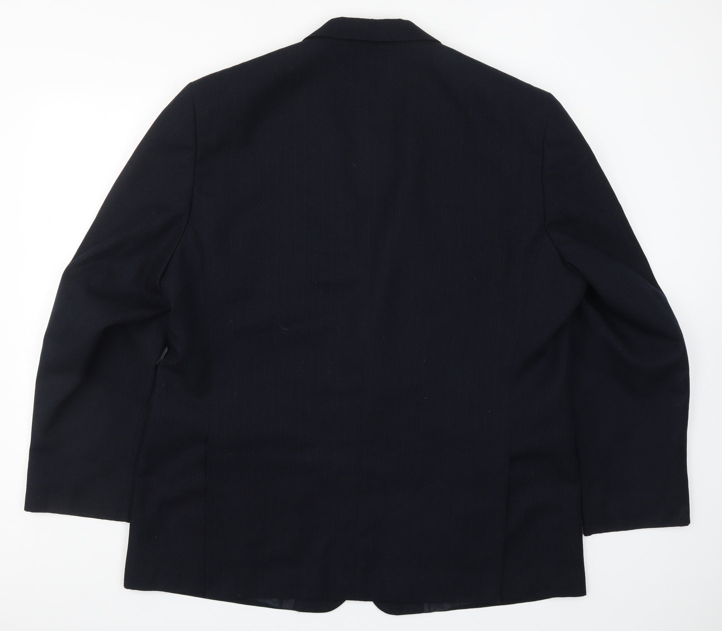 Preworn Mens Blue   Jacket Suit Jacket Size 48