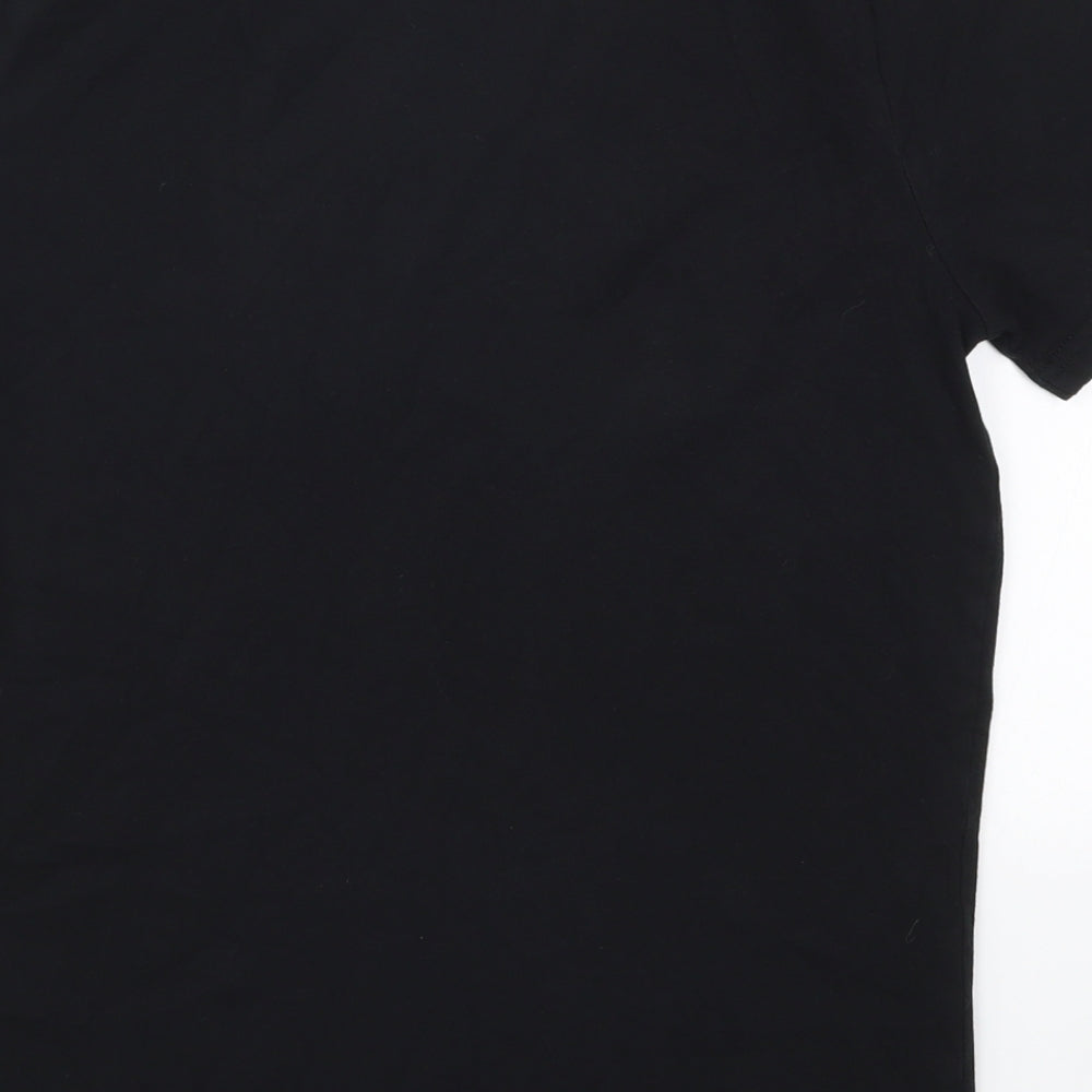 H&M Boys Black   Basic T-Shirt Size 13-14 Years