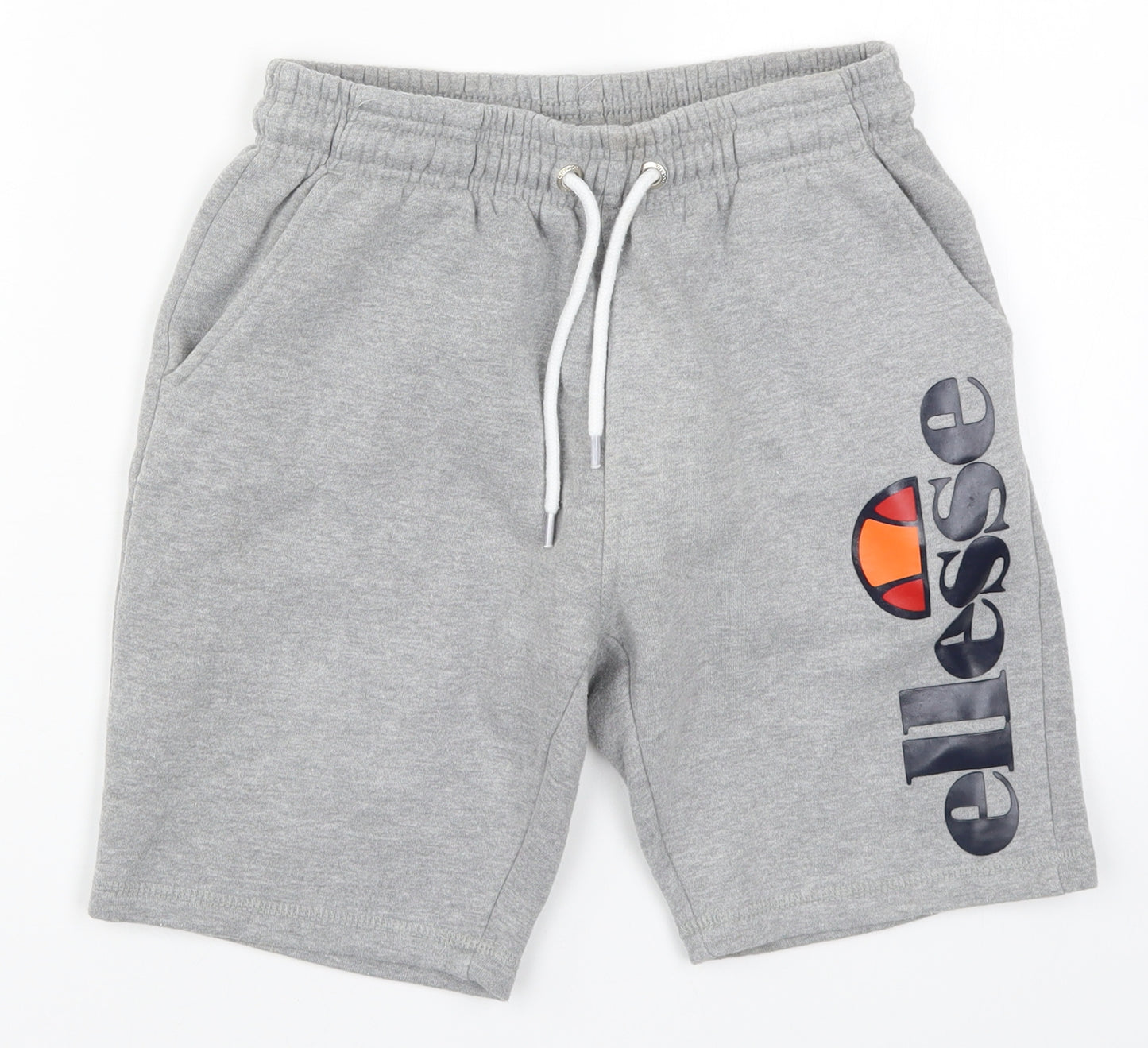 ellesse Boys Grey   Sweat Shorts Size 13-14 Years - Logo
