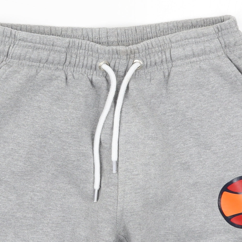 ellesse Boys Grey   Sweat Shorts Size 13-14 Years - Logo
