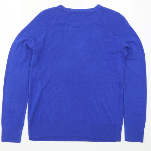 TU Womens Blue  Knit Pullover Jumper Size 8