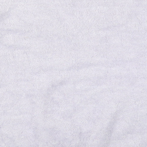 Wallis Womens Purple  Knit Pullover Jumper Size M