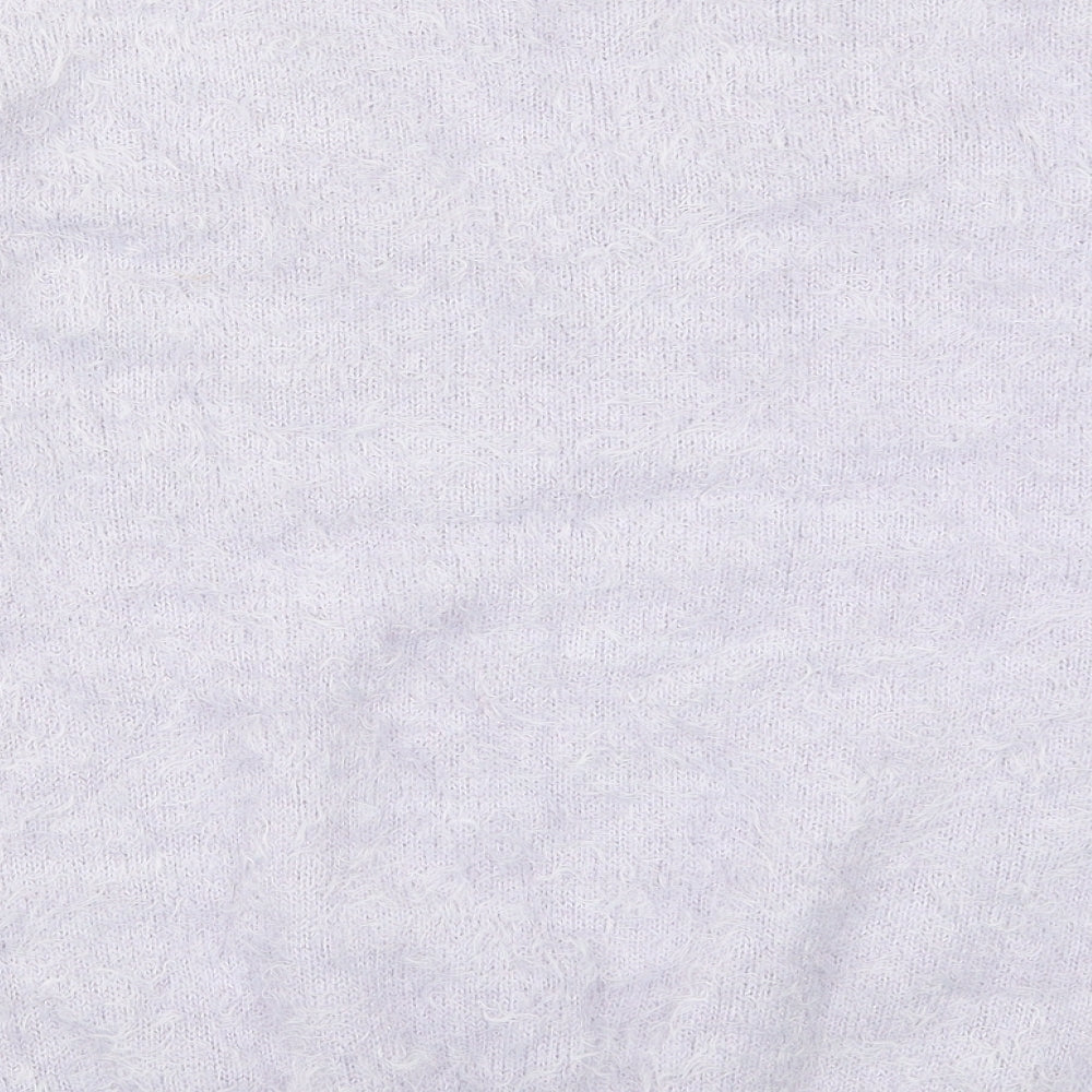 Wallis Womens Purple  Knit Pullover Jumper Size M