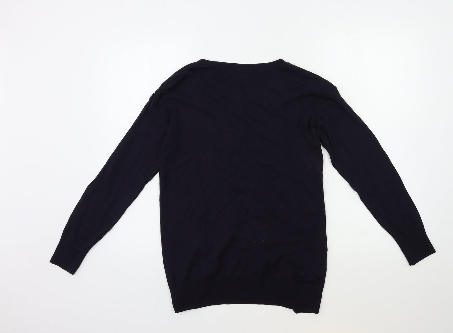 TU Womens Blue  Knit Cardigan Jumper Size 8
