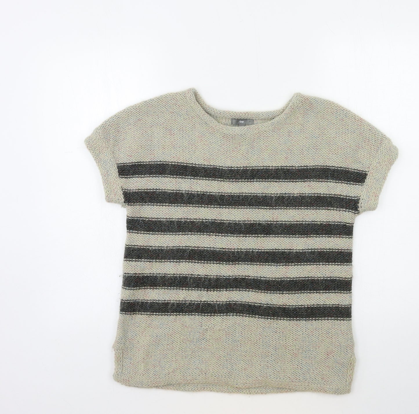 Gap Womens Brown Striped Knit Pullover Jumper Size XS