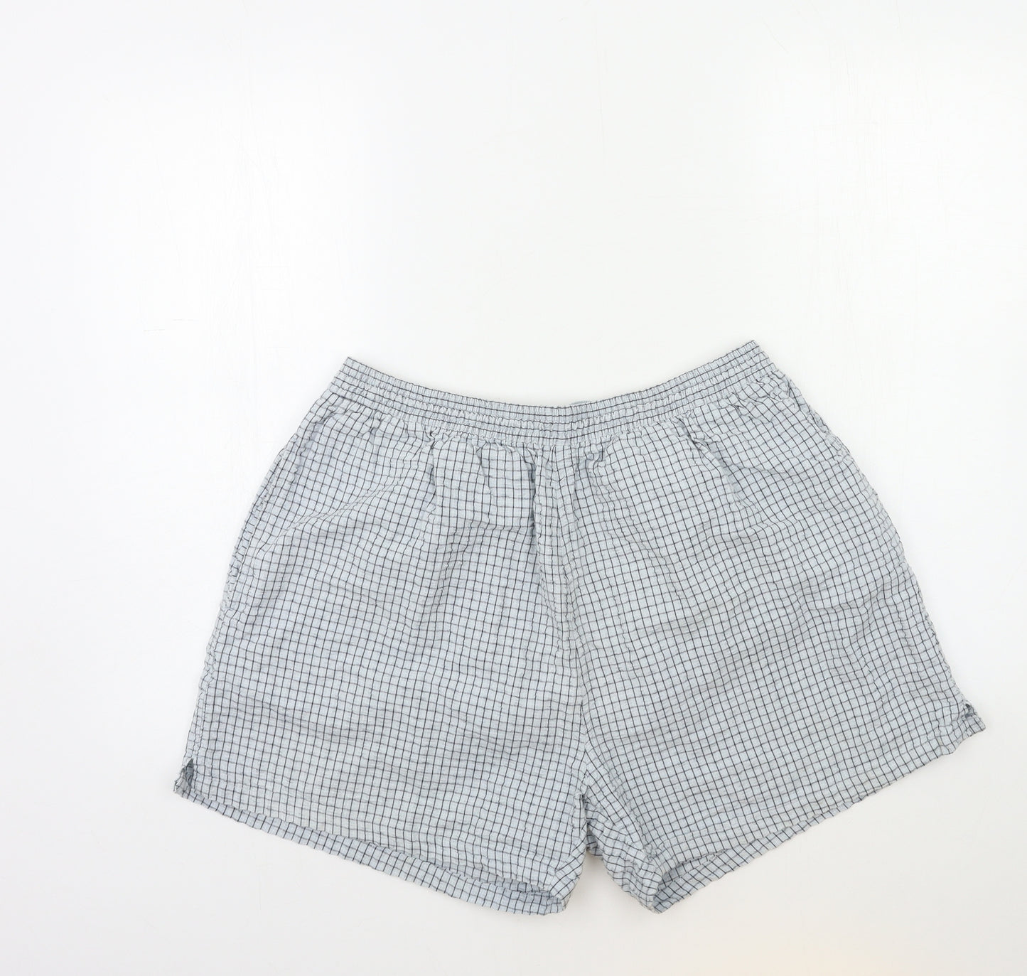 Designed for T Mens Blue Check  Bermuda Shorts Size L