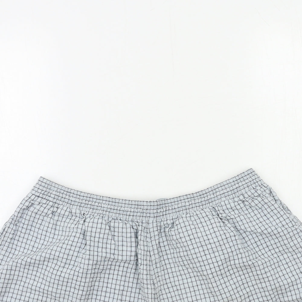 Designed for T Mens Blue Check  Bermuda Shorts Size L