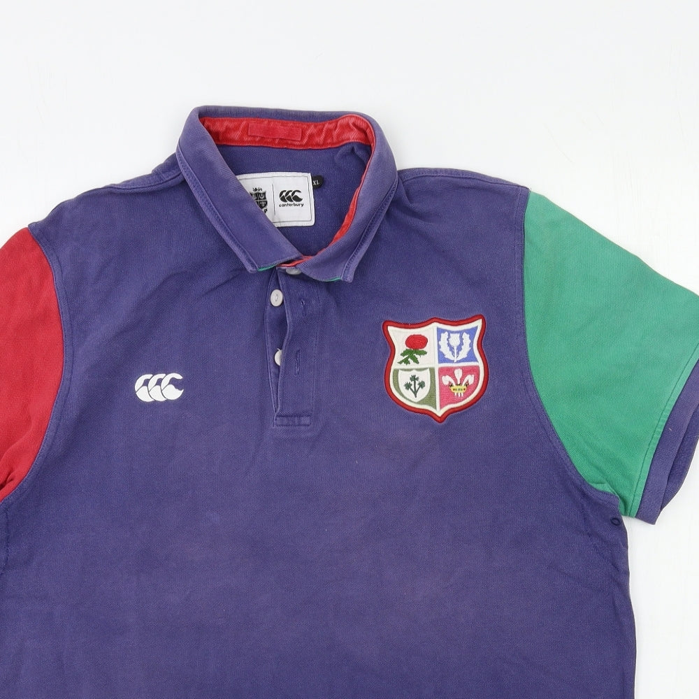 Canterbury Mens Blue    Polo Size XL
