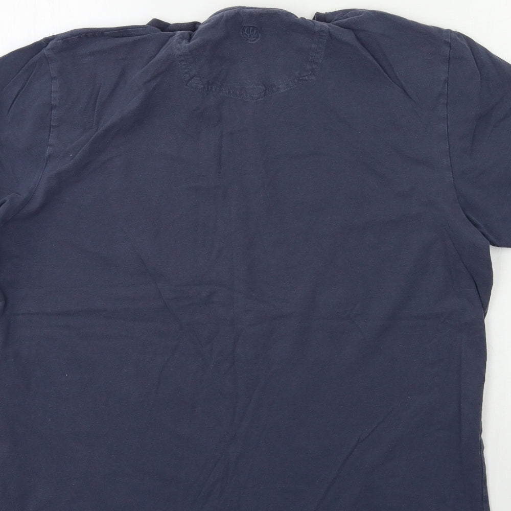 Fat Face Mens Blue    T-Shirt Size M