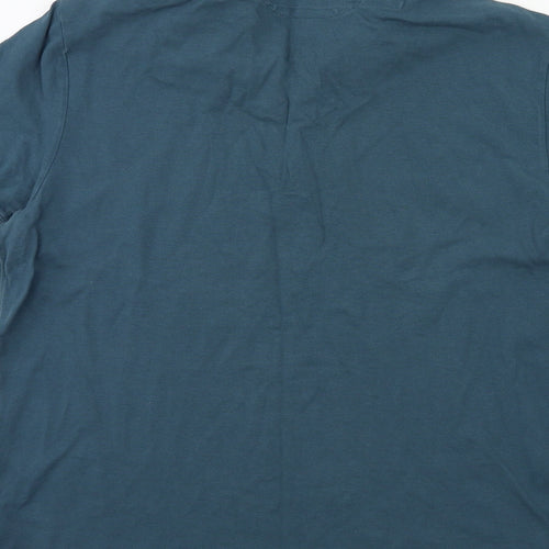 AllSaints Mens Blue    Polo Size XL