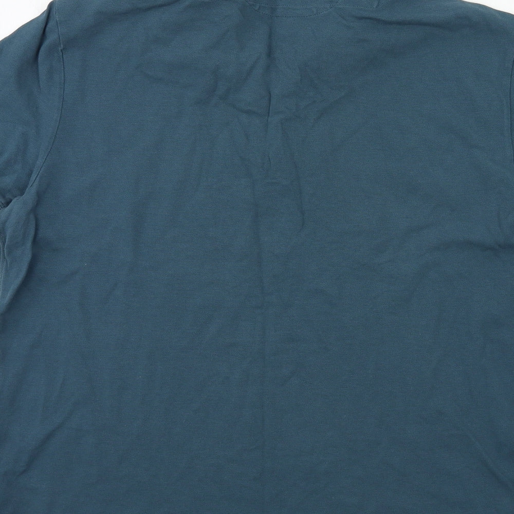 AllSaints Mens Blue    Polo Size XL