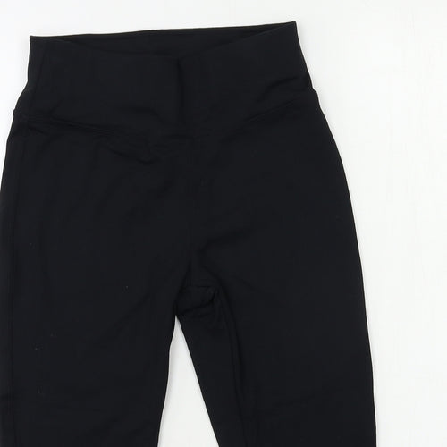 Soul Luxe Womens Black   Cropped Leggings Size 10 L18 in