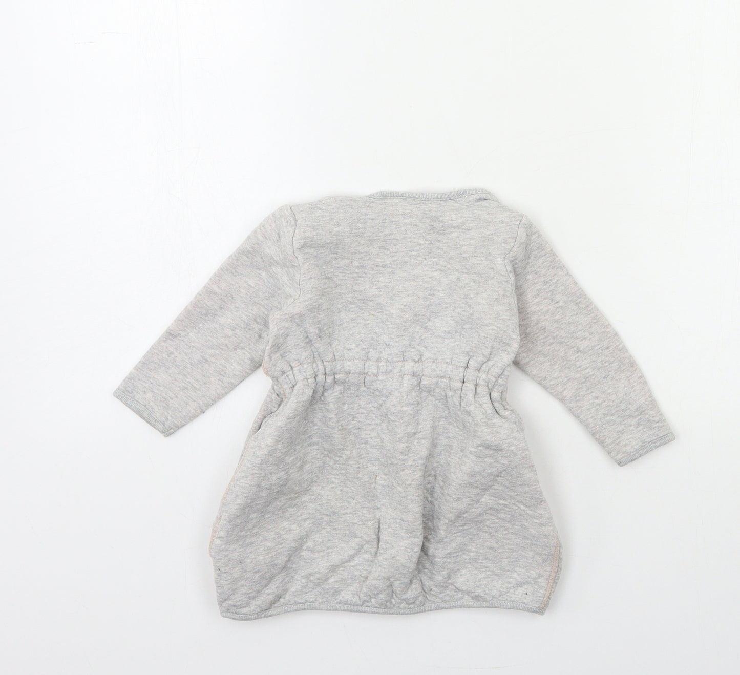 NEXT Baby Grey   Jumper Dress  Size 6-9 Months