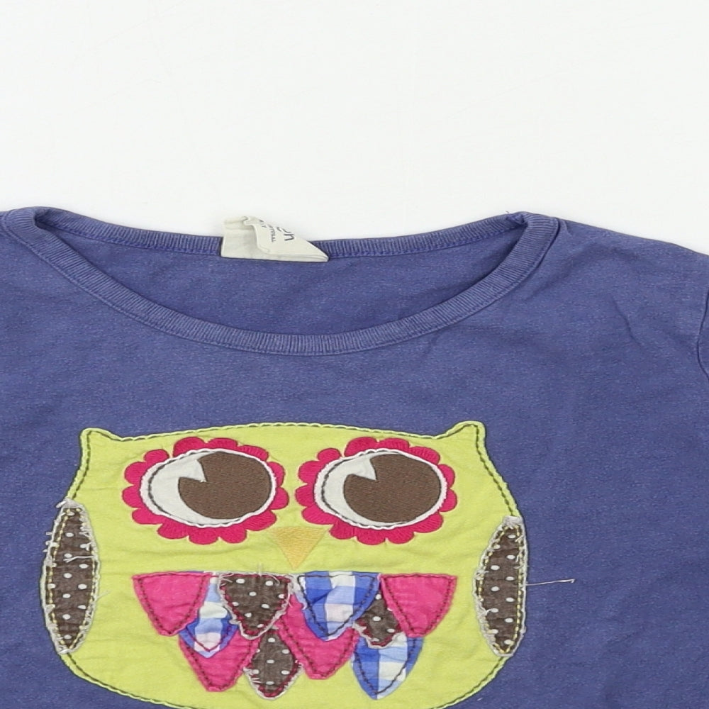 Boden Girls Blue   Basic T-Shirt Size 7-8 Years