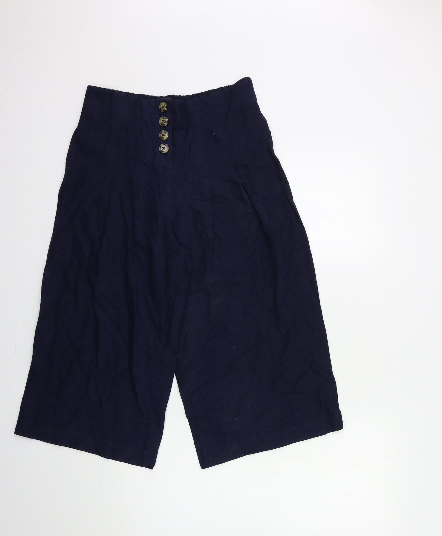 Monsoon Womens Black   Cropped Trousers Size 8 L20 in