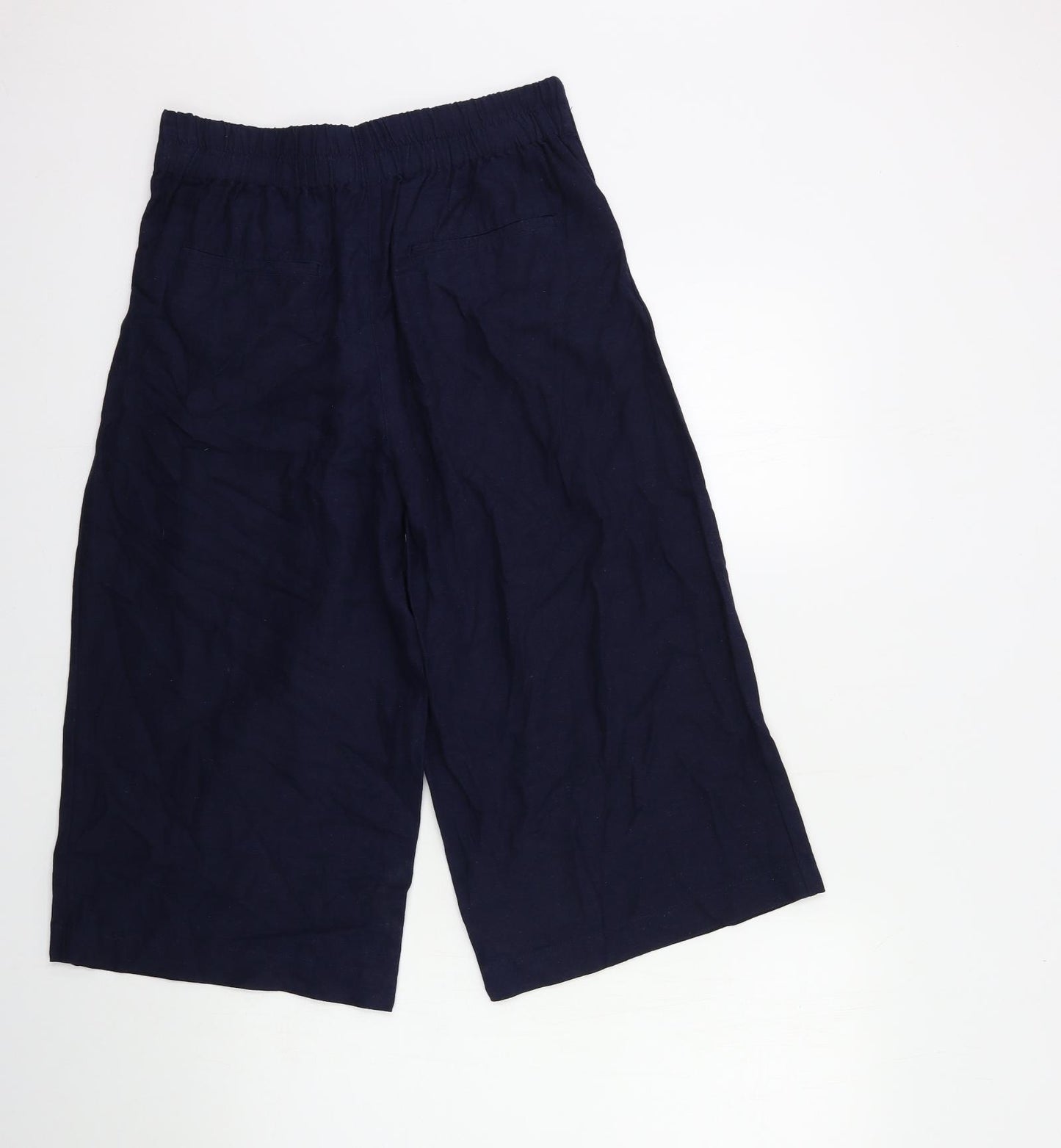 Monsoon Womens Black   Cropped Trousers Size 8 L20 in