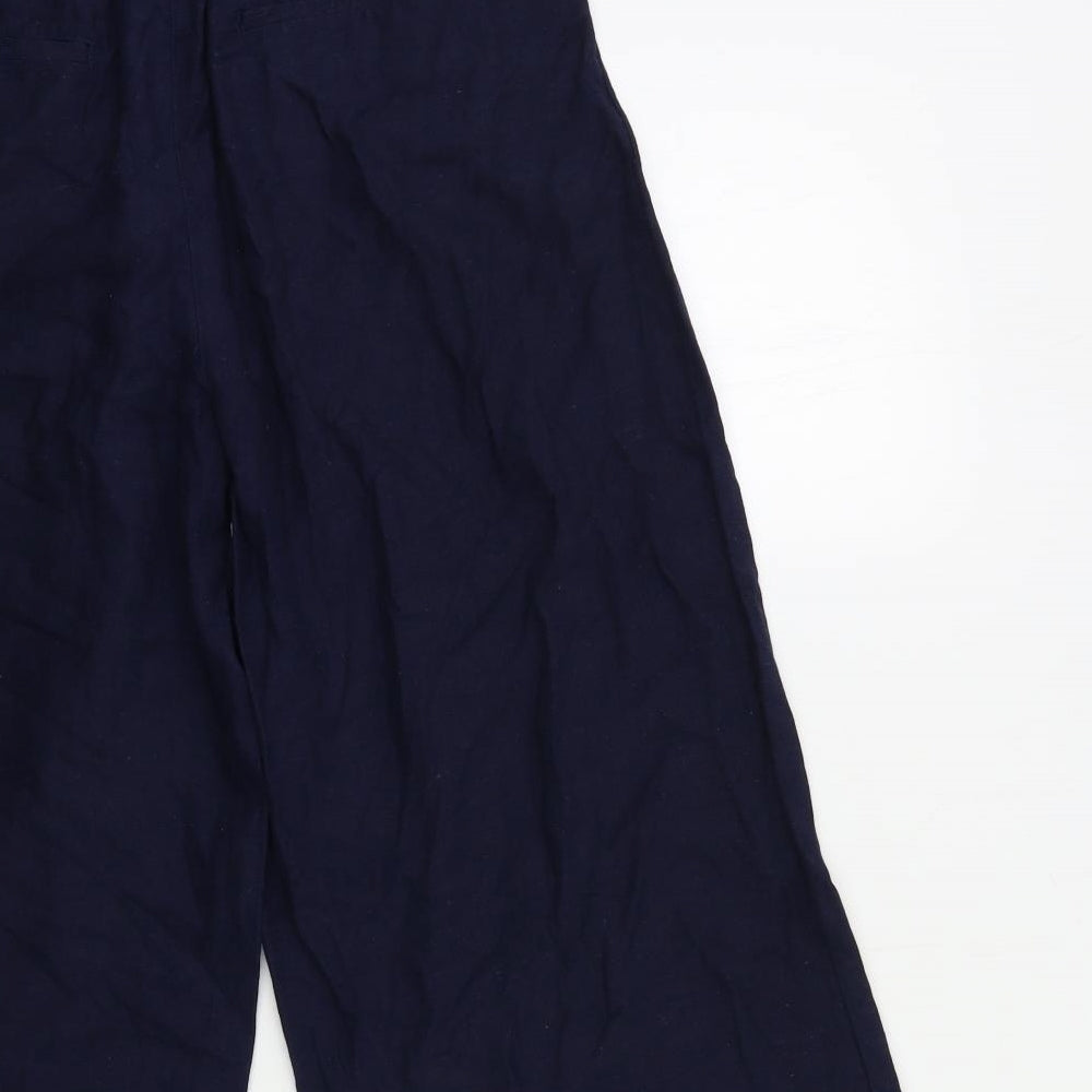 Monsoon Womens Black   Cropped Trousers Size 8 L20 in