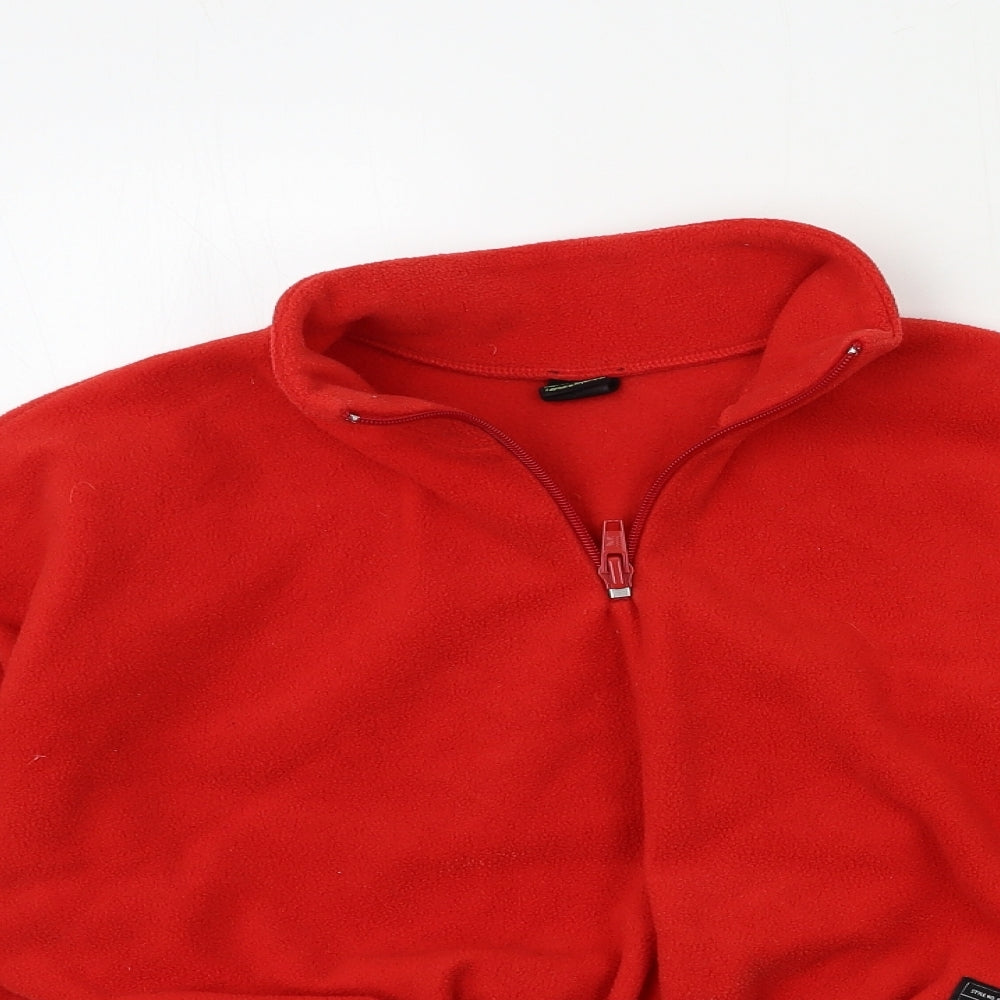 Urban Outfitters Womens Red  Fleece Jacket  Size M
