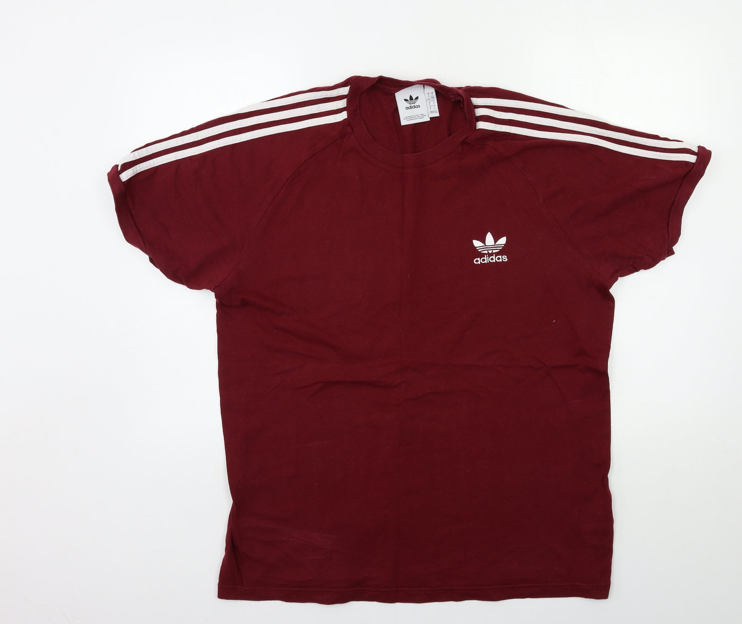 adidas Mens Red    T-Shirt Size L