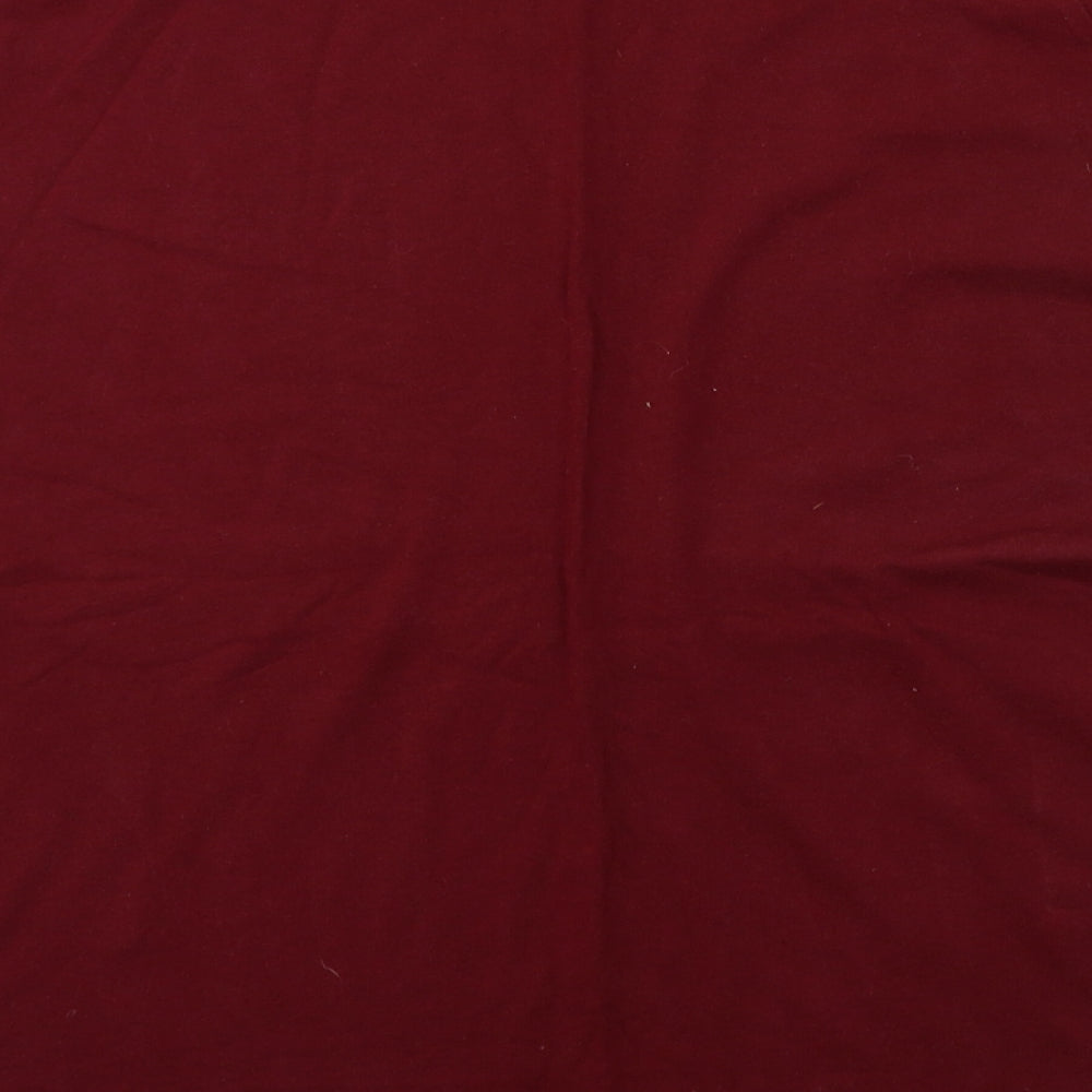 adidas Mens Red    T-Shirt Size L