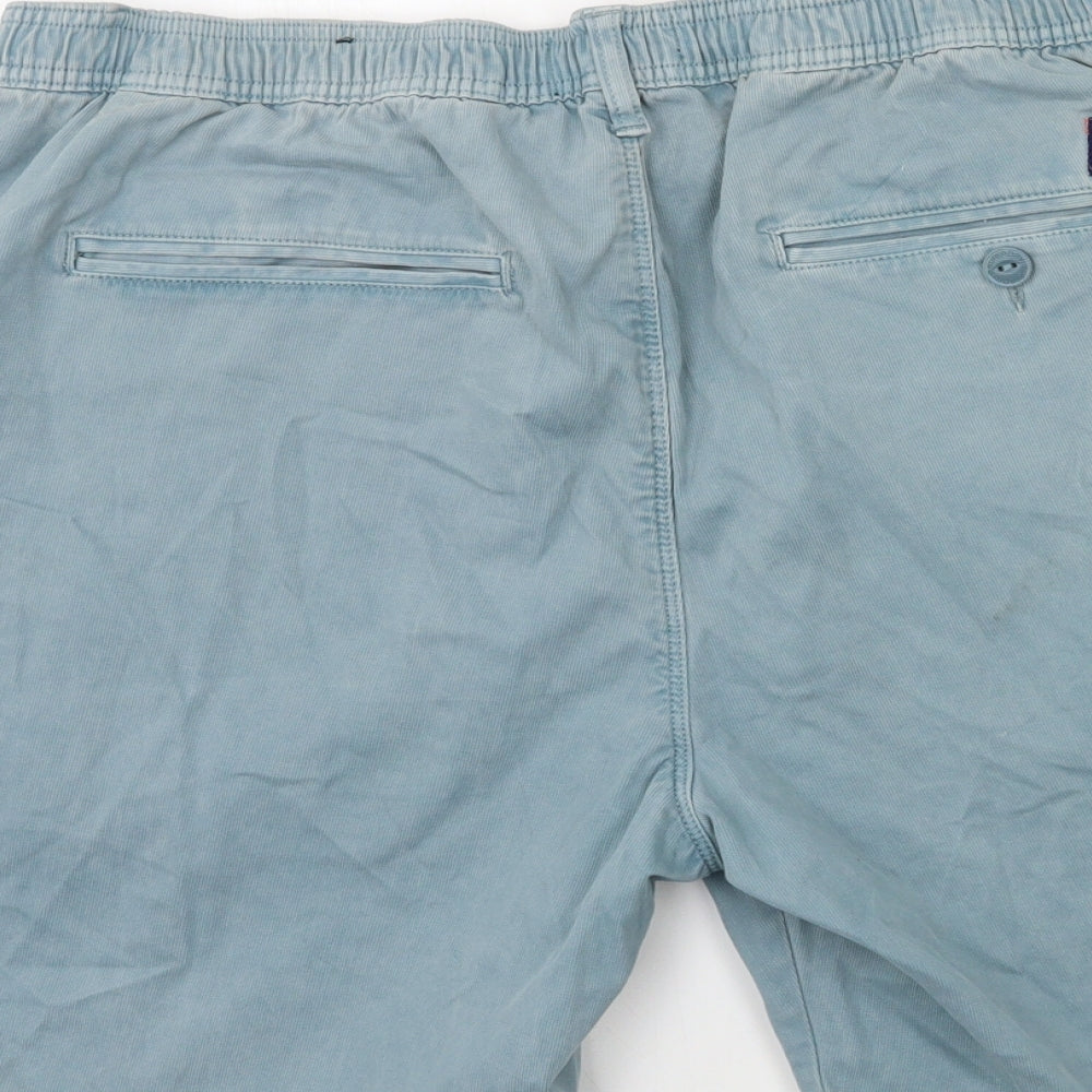 Superdry Mens Blue   Chino Shorts Size XL