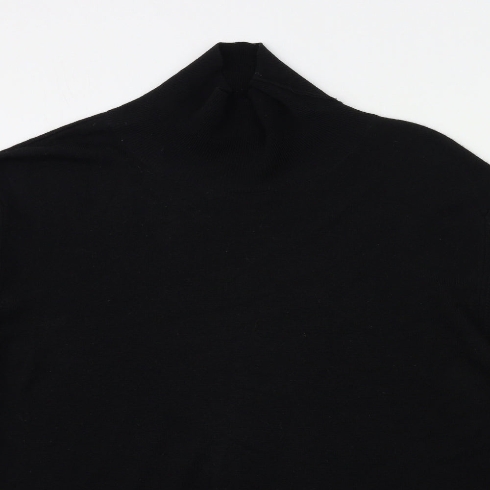 Marks and Spencer Mens Black  Knit Pullover Jumper Size XL
