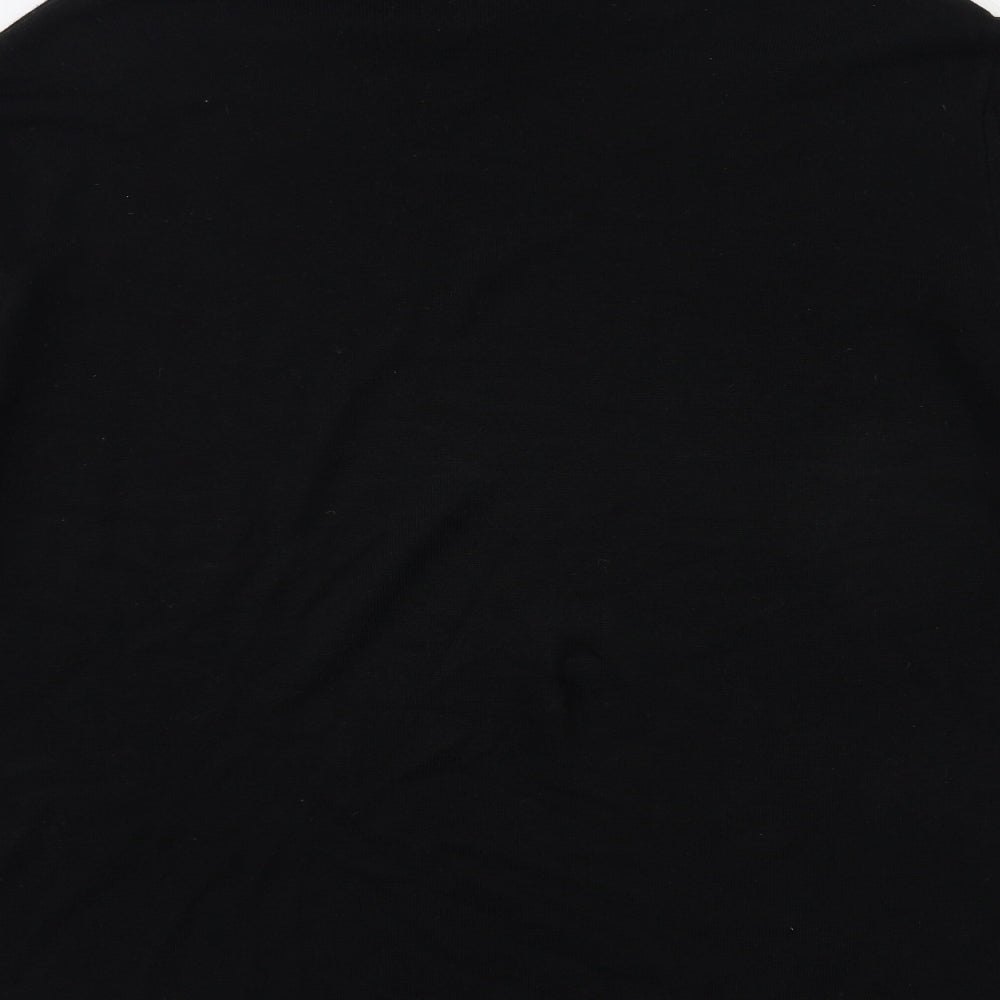 Marks and Spencer Mens Black  Knit Pullover Jumper Size XL