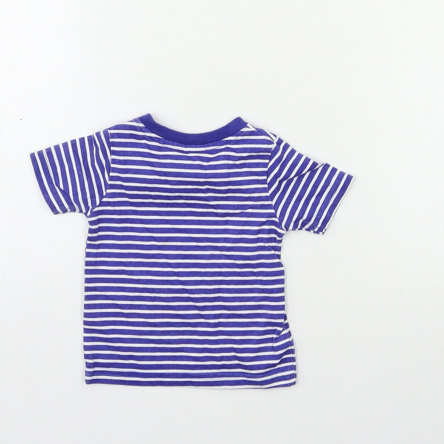 Lily & Jack Baby Blue Striped  Basic T-Shirt Size 6-9 Months