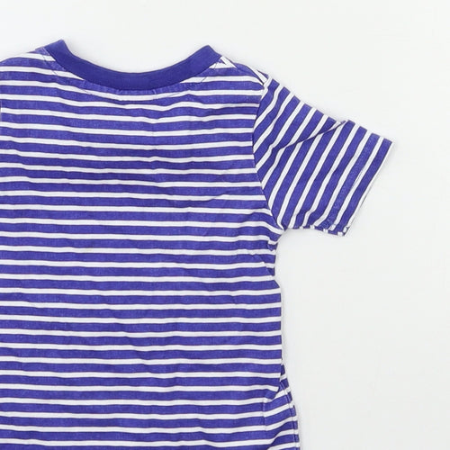 Lily & Jack Baby Blue Striped  Basic T-Shirt Size 6-9 Months