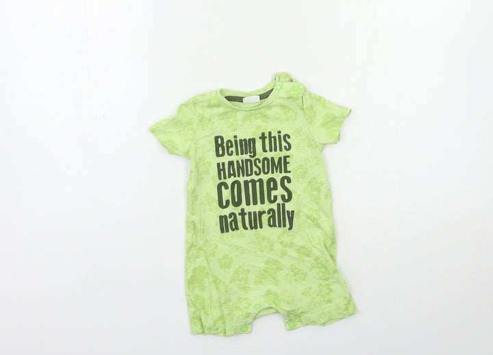 F&F Baby Grey Babygrow One-Piece Size 6-9 Months