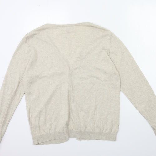 Primark Womens Beige  Knit Cardigan Jumper Size 18