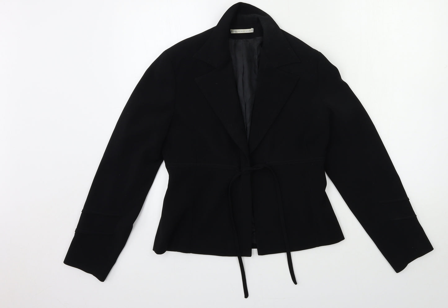 IVANA BIANCA Womens Black   Jacket Blazer Size 14