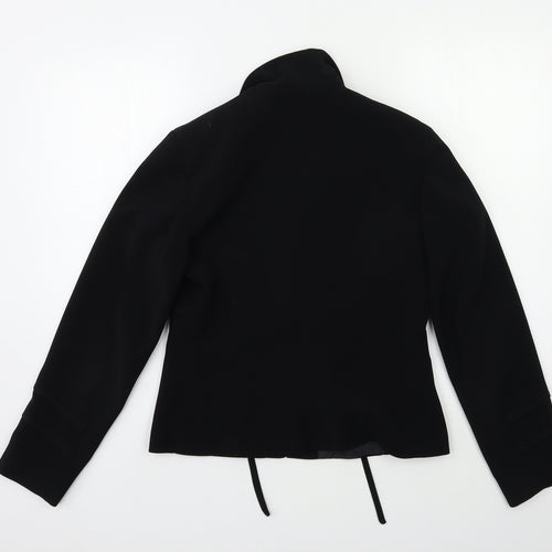 IVANA BIANCA Womens Black   Jacket Blazer Size 14