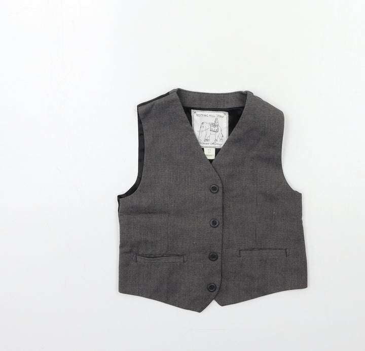 Monsoon Boys Grey   Jacket Waistcoat Size 5-6 Years