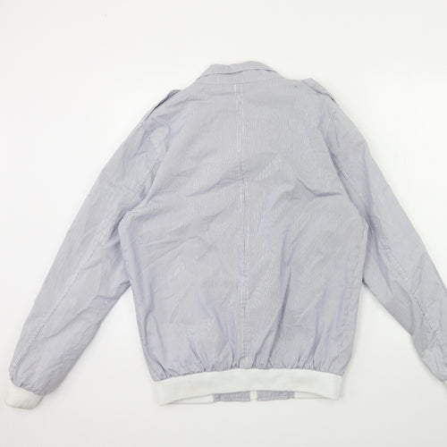 Brookhaven Mens Blue Striped  Jacket  Size S