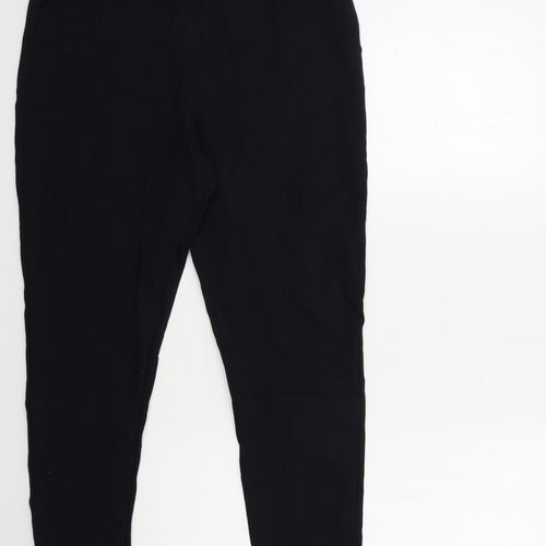 Marks and Spencer Womens Black   Carrot Leggings Size 16 L26 in