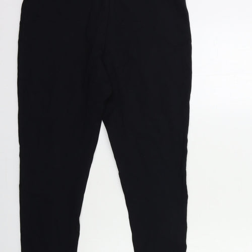 Marks and Spencer Womens Black   Carrot Leggings Size 16 L26 in
