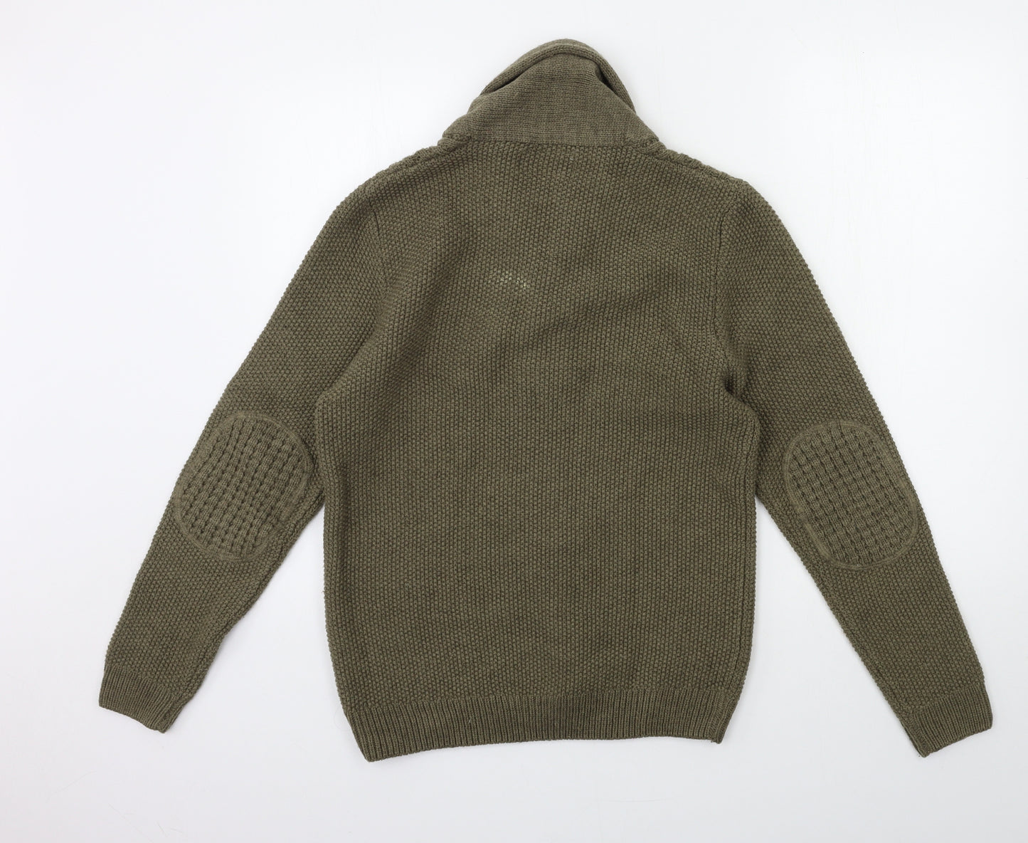 NEXT Mens Green  Knit Pullover Jumper Size S