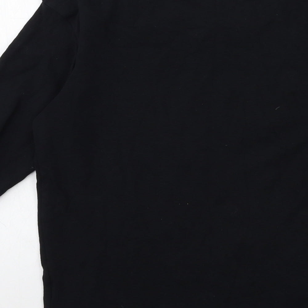River Island Mens Black    T-Shirt Size S