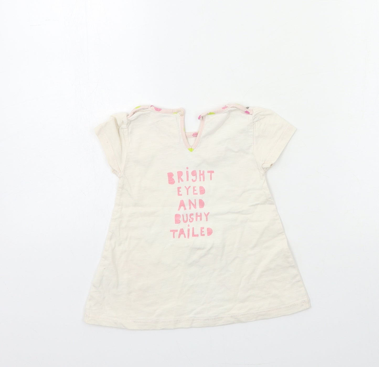 NEXT Baby Beige   T-Shirt Dress  Size 6-9 Months