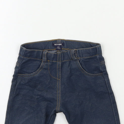 Kiabi Baby Blue  Denim Snow Pants Jeans Size 12 Months
